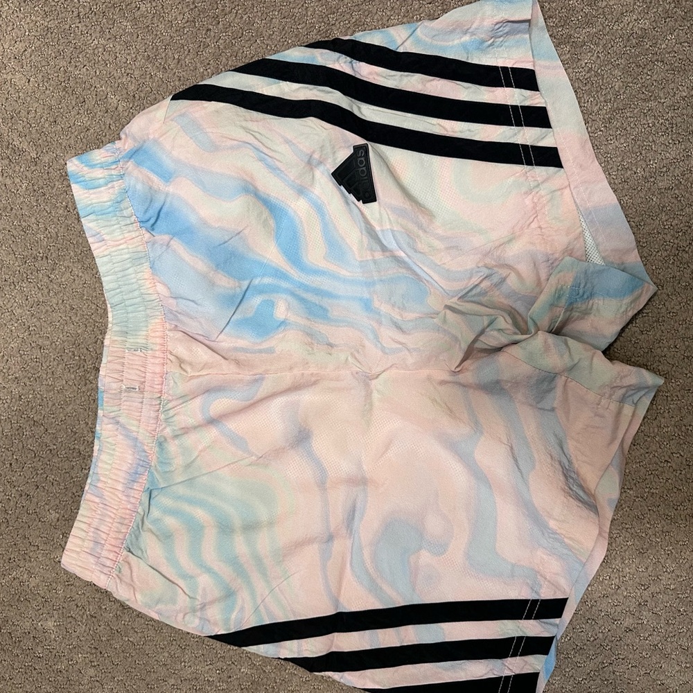 Adidas Pastel Tie-Dye Shorts